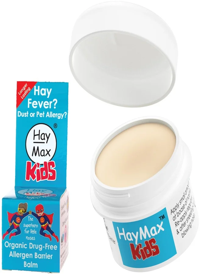 HayMax Allergen Barrier Balm for Kids (Organic Natural Pollen and Dust Protection, 5 mL) dakhp