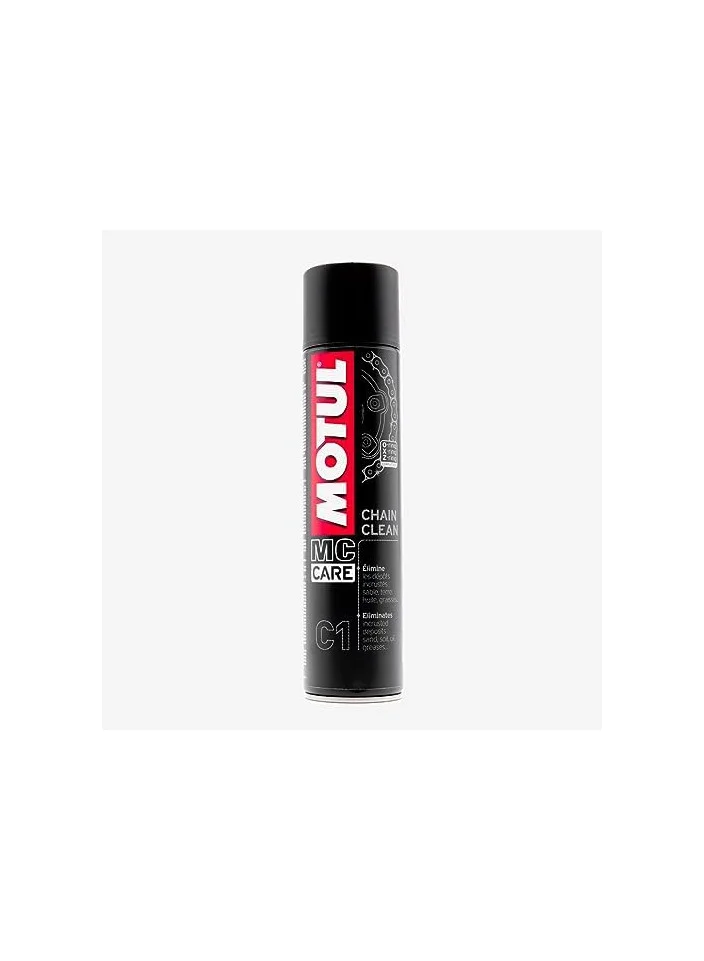Premium Motorcycle Chain Cleaner Spray (400 mL) - High-Performance Degreaser for All Drive Chains khg83