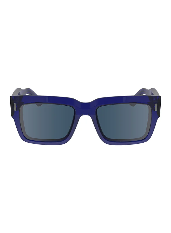 Premium Rectangular UV Protection Sunglasses for Men (Blue, 55 mm) b9vxf