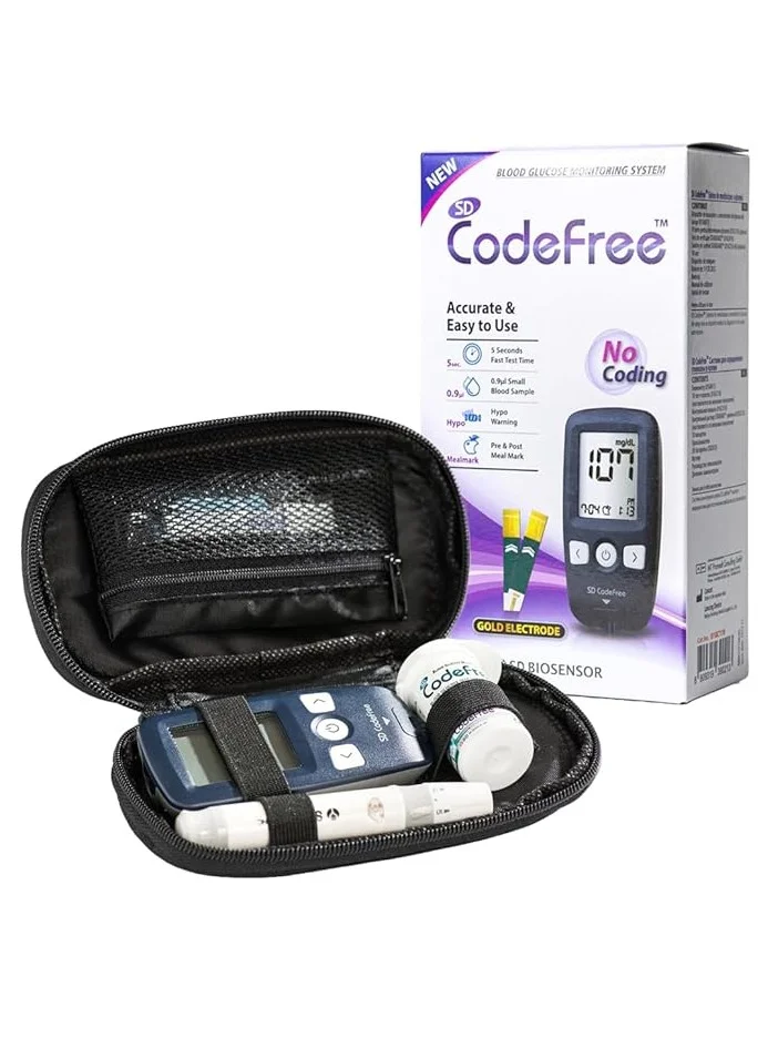 SD BIOSENSOR Blood Glucose Monitoring System Premium Digital Diabetic Testing Device (1 Unit) gamy0