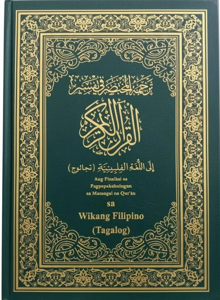 Holy Quran with Filipino Interpretation Medium Edition (24 cm x 17 cm) sxv9a