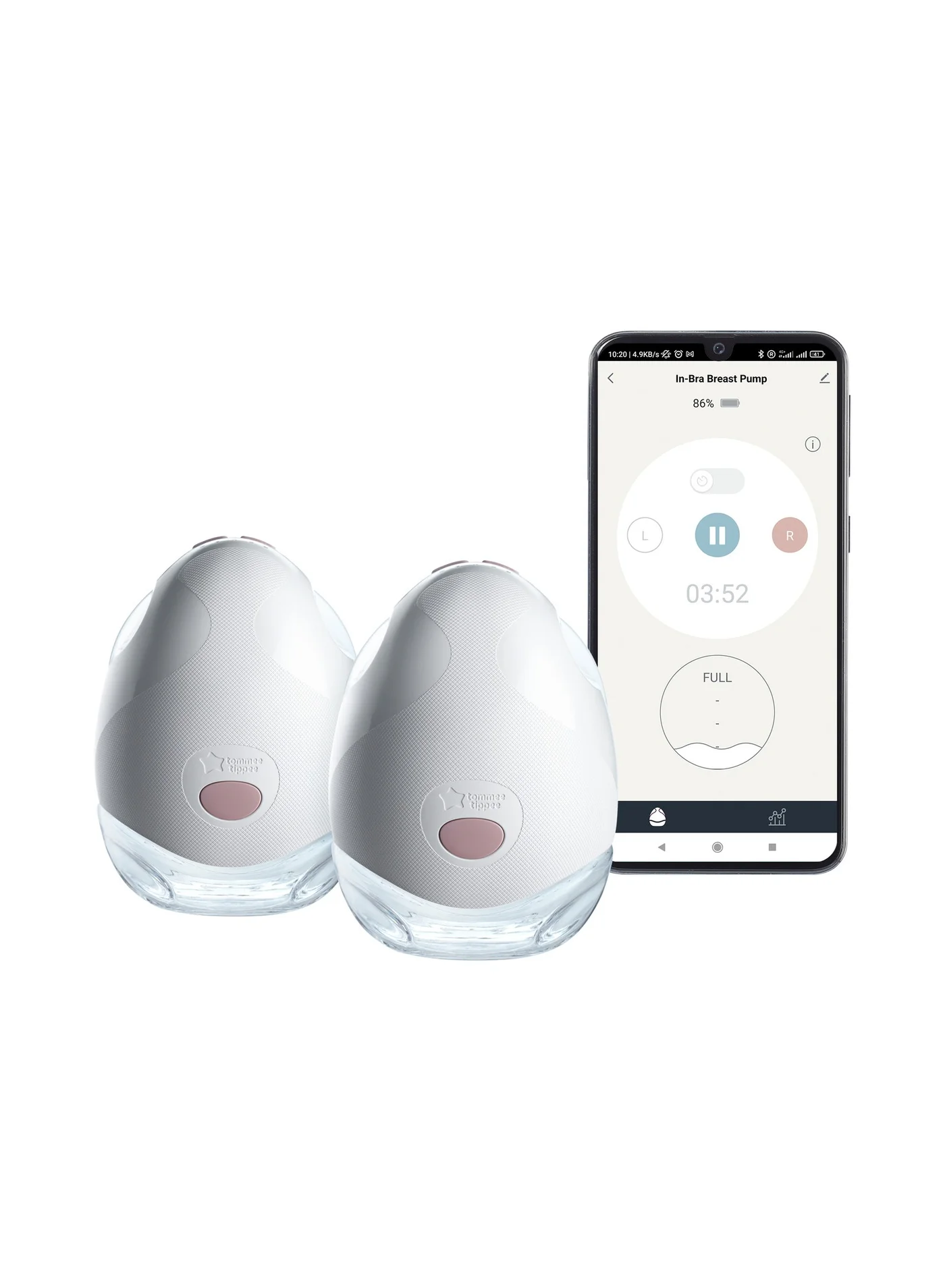 Premium Hands-Free Wearable Electric Breast Pump Double Set (Portable, Quiet, 9 Modes, Pack of 2) v1wvf