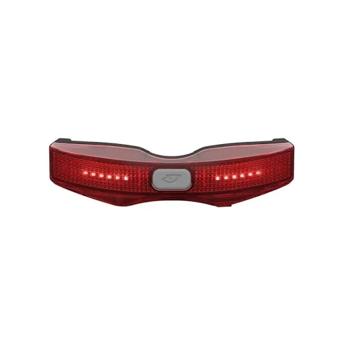 Premium LED Helmet Safety Light Rear Visibility Accessory (Black, One Size) b4g97