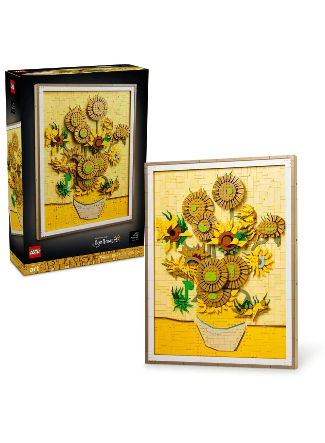 Building Blocks Sunflowers Floral Art Construction Set (Premium Plastic, 2615 Pieces) 5vsfq