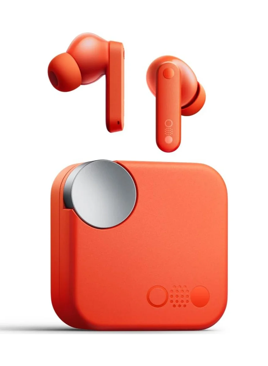 CMF In-Ear Wireless Earbuds with Active Noise Cancellation and Dual Device Connectivity (Orange) 7zvma