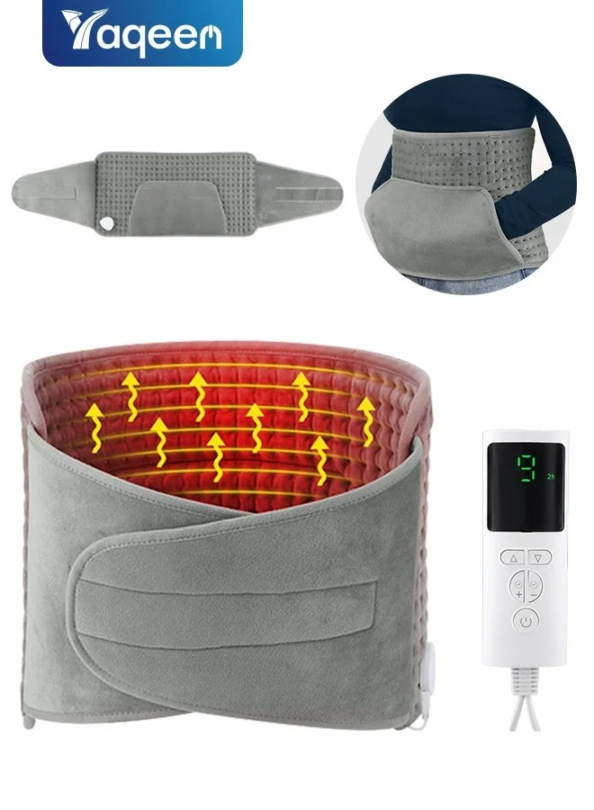 Yaqeen Electric Waist Heating Belt with LCD Controller (9 Heating Levels, 30cm x 127cm) 2l6y1