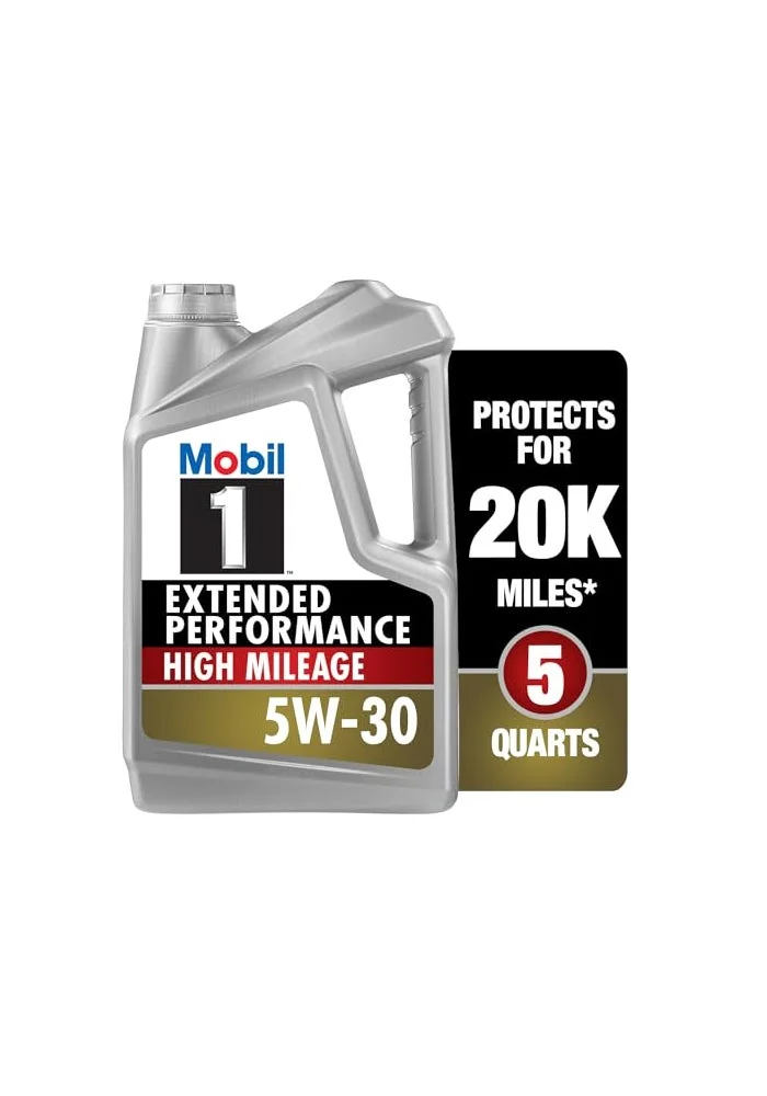 Premium Full Synthetic Motor Oil 5W30 High Mileage Engine Lubricant (4.73 L) iyvim