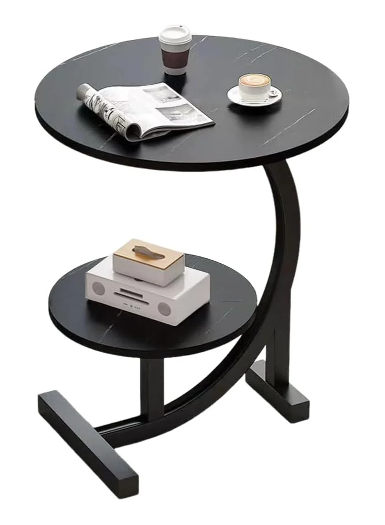 DubaiGallery Modern Minimalist Side Table Premium Compact Coffee Table for Living Room and Bedroom (45 cm x 45 cm x 50 cm) 5yp4f