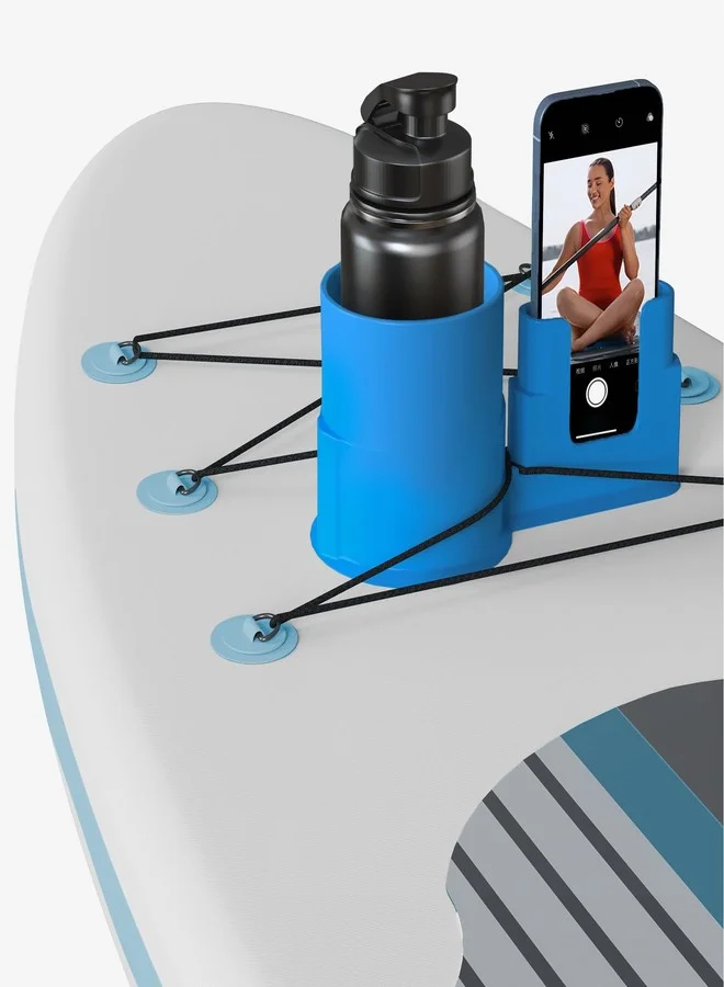 Premium Stand Up Paddle Board Cup Holder Universal SUP Drink Accessory (Blue, 10 cm) bqprd