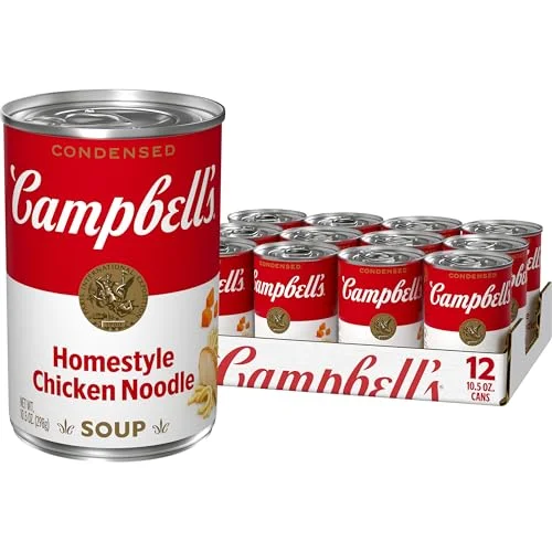 Campbell's Homestyle Chicken Noodle Soup Condensed Premium Quality (12 Pack, 297 g per unit) osutc