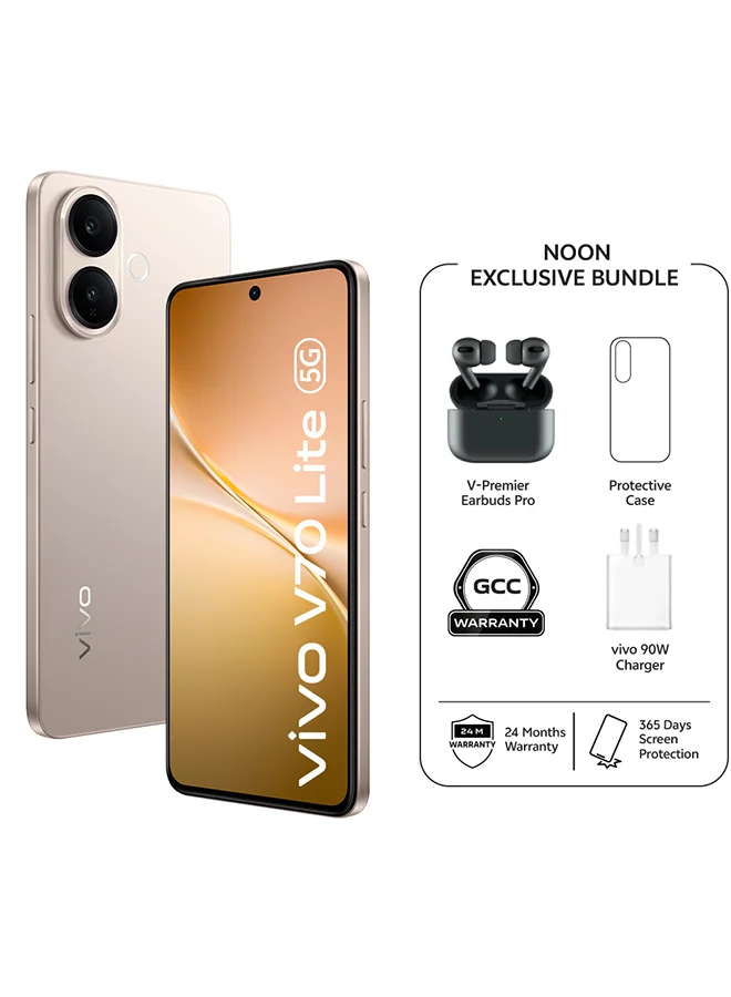 Premium 5G Smartphone 8GB RAM 256GB Storage 6.83-inch Display Dual SIM (Gold, 6500mAh Battery) fx6hk