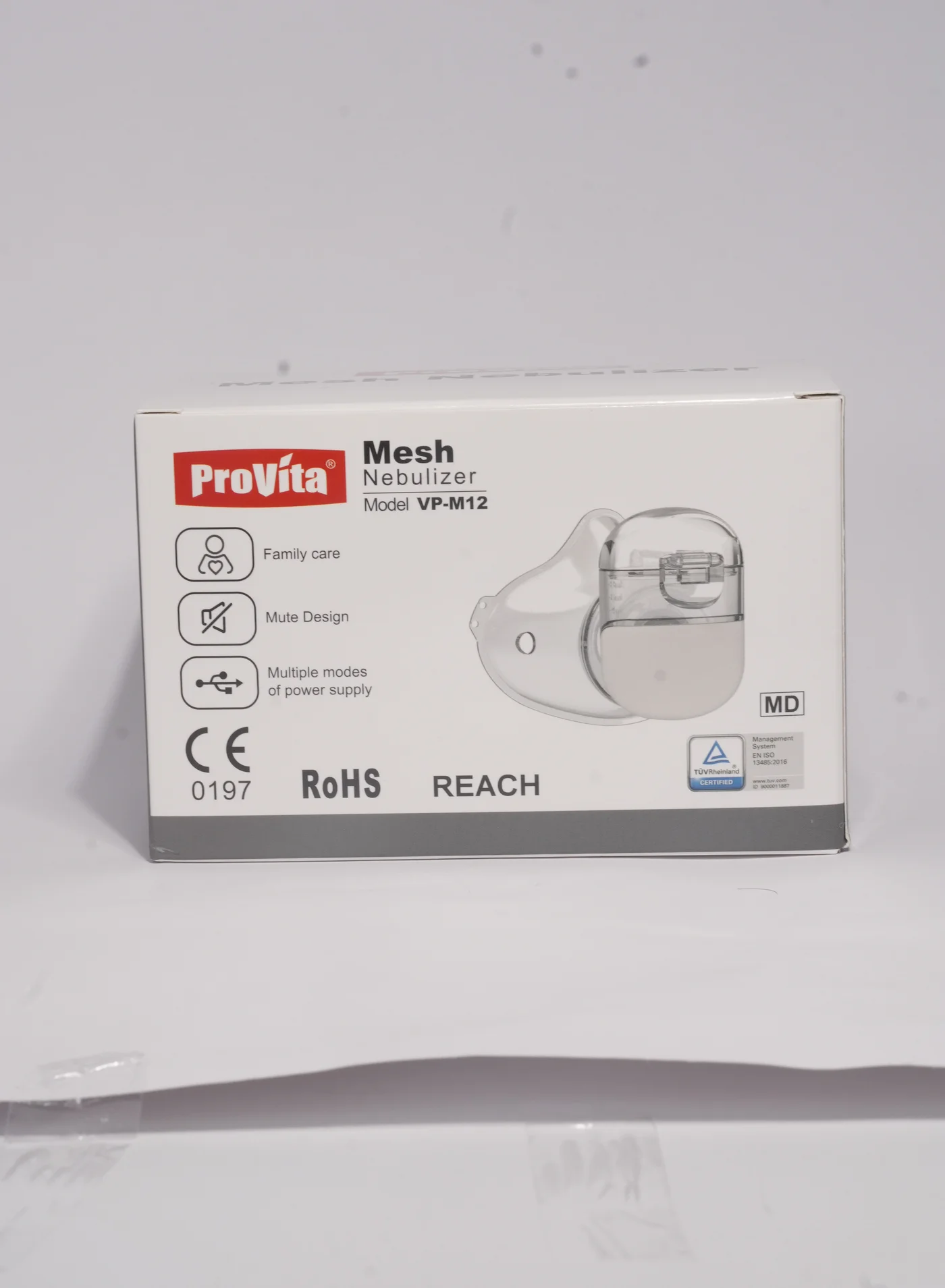 Provita Portable Mesh Nebulizer VP M12 Silent Handheld Atomizer for Respiratory Care (1 Unit) npytf