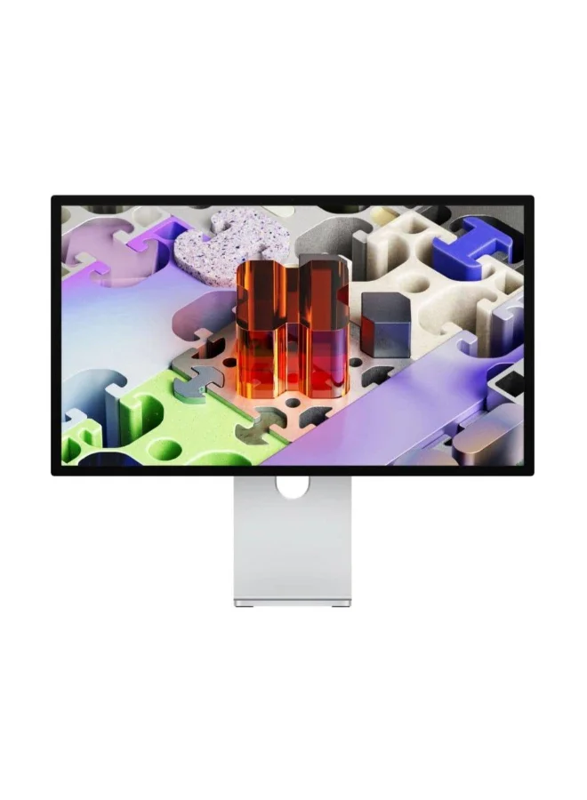 Premium Smart 27-inch 5K Retina LED Monitor, Nano-Texture Glass, Adjustable Stand, Thunderbolt 5, 12MP Camera, Professional Audio (Silver, 27-inch) 4jv03