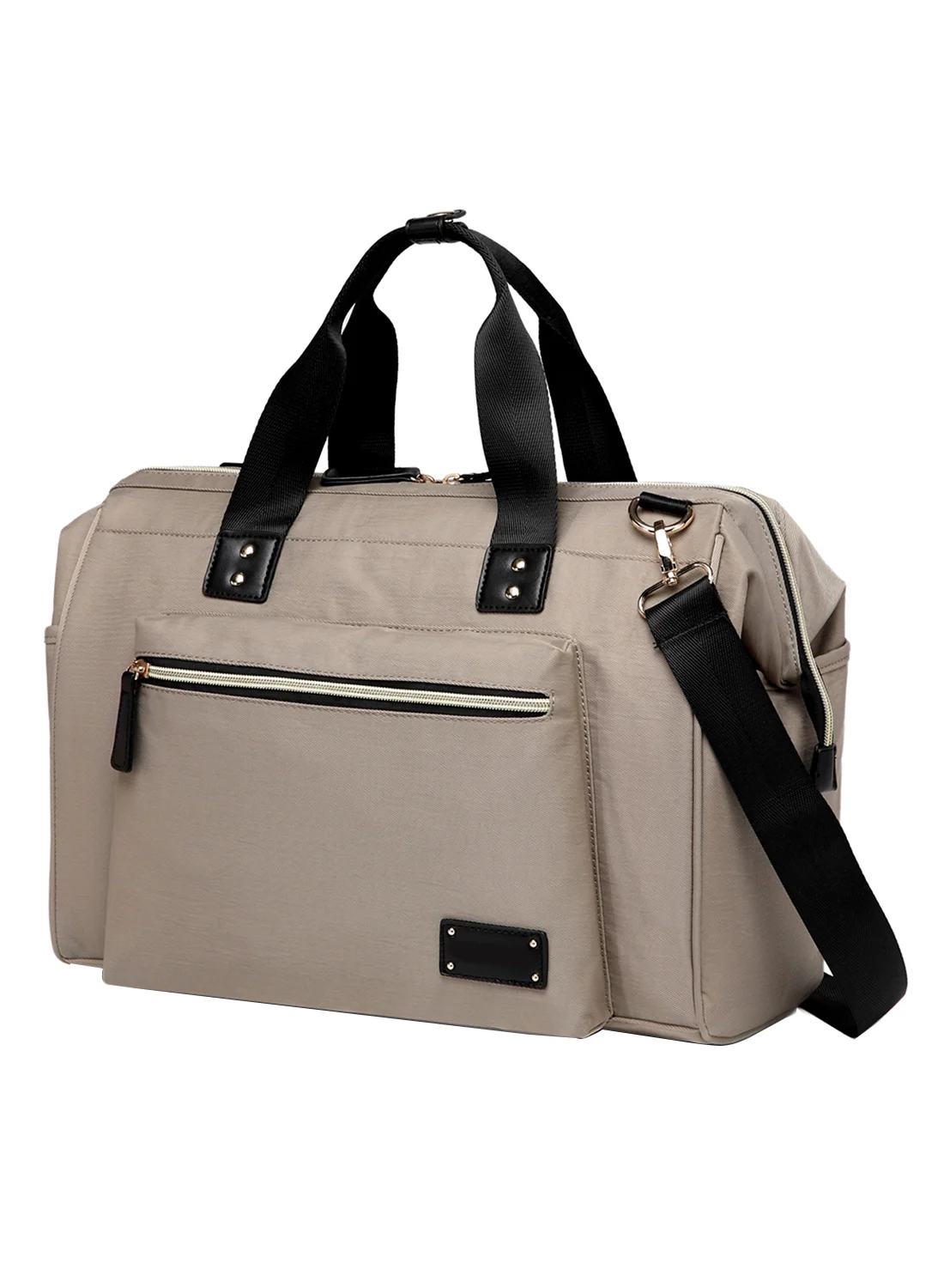 Little Story Diaper Bag Premium Multi-Functional Travel Organizer for Parents (Beige, Large) bqnmn