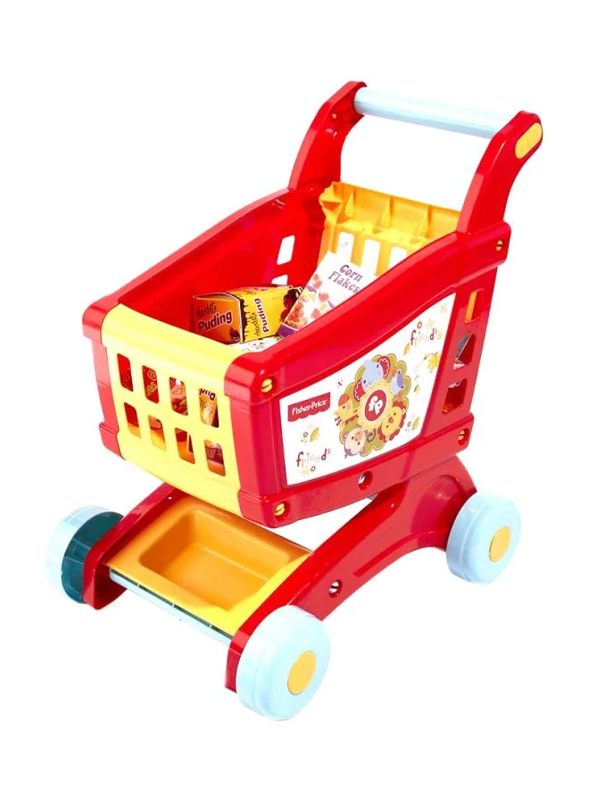 Premium Kids Shopping Cart Play Set Durable Educational Role Play Toy for Toddlers xc6i8