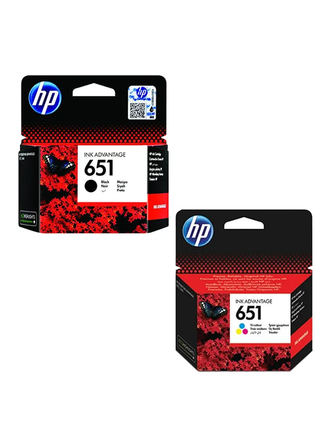 Premium Inkjet Cartridge Replacement Set (Black and Tri-colour, 2-Piece Pack) 6irhl