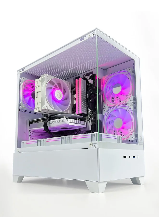 Game Sekret Gaming Desktop PC (Intel Core i5-12400F, 16GB RAM, 1TB NVMe SSD, Windows 11 Pro, WiFi, Bluetooth, Premium Air Cooling) f3br7