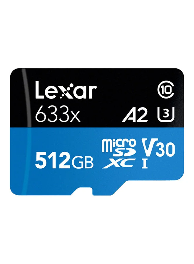 Premium High-Speed Micro SD Memory Card (512GB, Class 10, U3, V30) for Smartphones, Cameras, and Dashcams tidl5