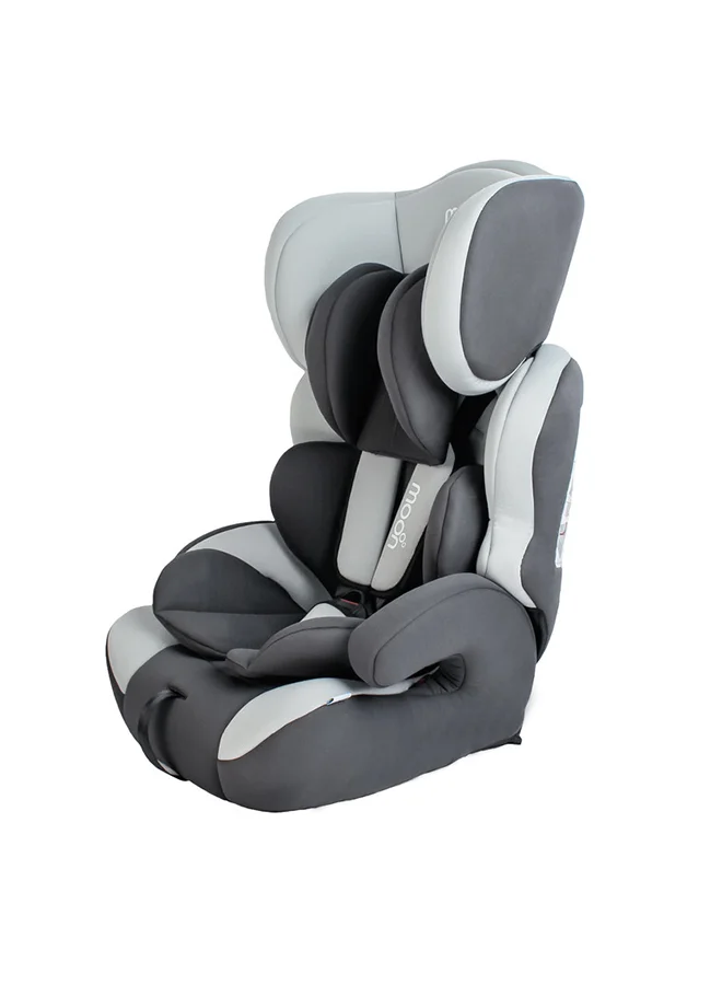 Moon Baby Car Seat Group 1/2/3 Forward-Facing Booster with Safety Harness (Charcoal Grey, 9¨C36kg) 188rm