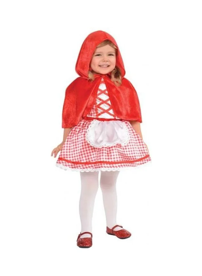 Riethmuller Little Red Riding Hood Costume Premium Role Play Dress for Toddlers (Red, 12-24 Months) ejjhb