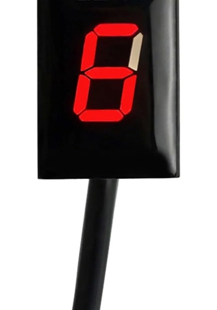 QASULER Motorcycle Gear Indicator Digital Display Plug and Play (Universal Fit for Suzuki Models) n5pf1