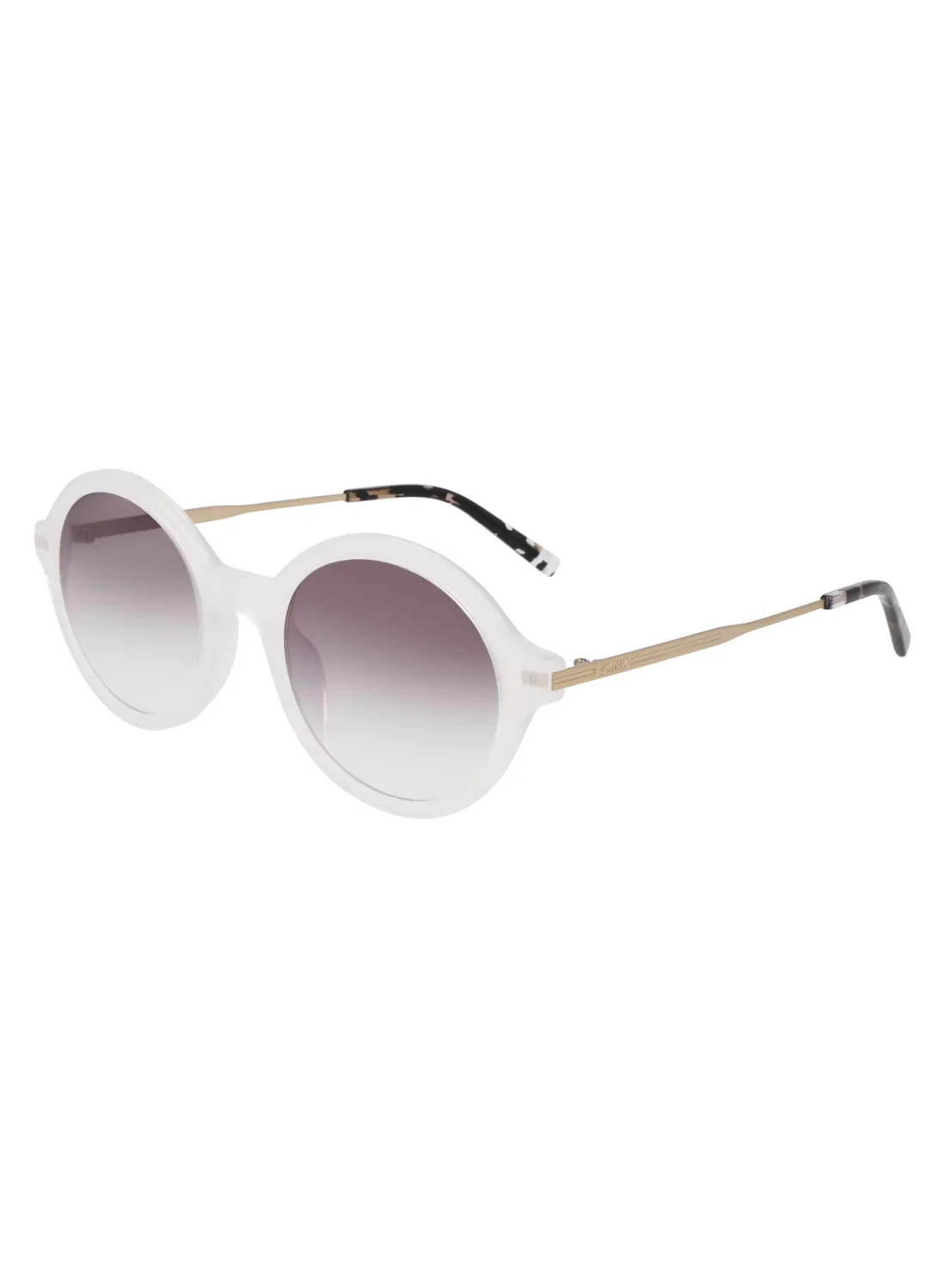 Premium Full Rim Metal Acetate Sunglasses Milky Cloud (51-22-125) thpea