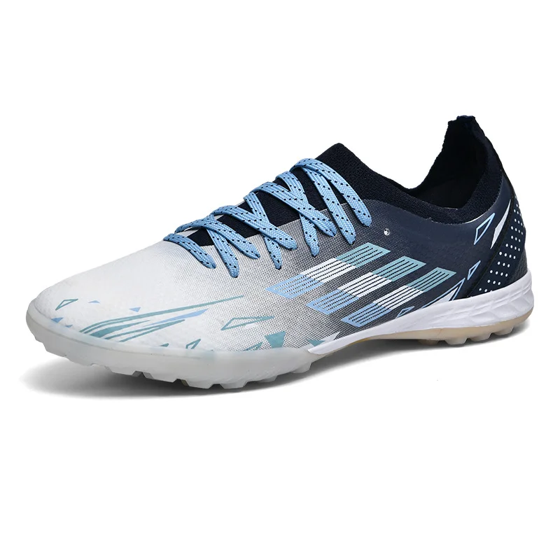 Premium Football Cleats Low-Top Athletic Soccer Shoes Durable Synthetic Leather For Boys And Girls (Black, 35 EU) h1fua