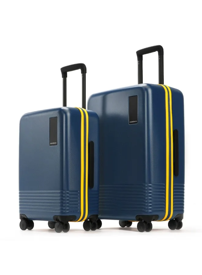 Mokobara Hardsided Polycarbonate Luggage Set (2-Piece, Small and Medium, Blue) il2br