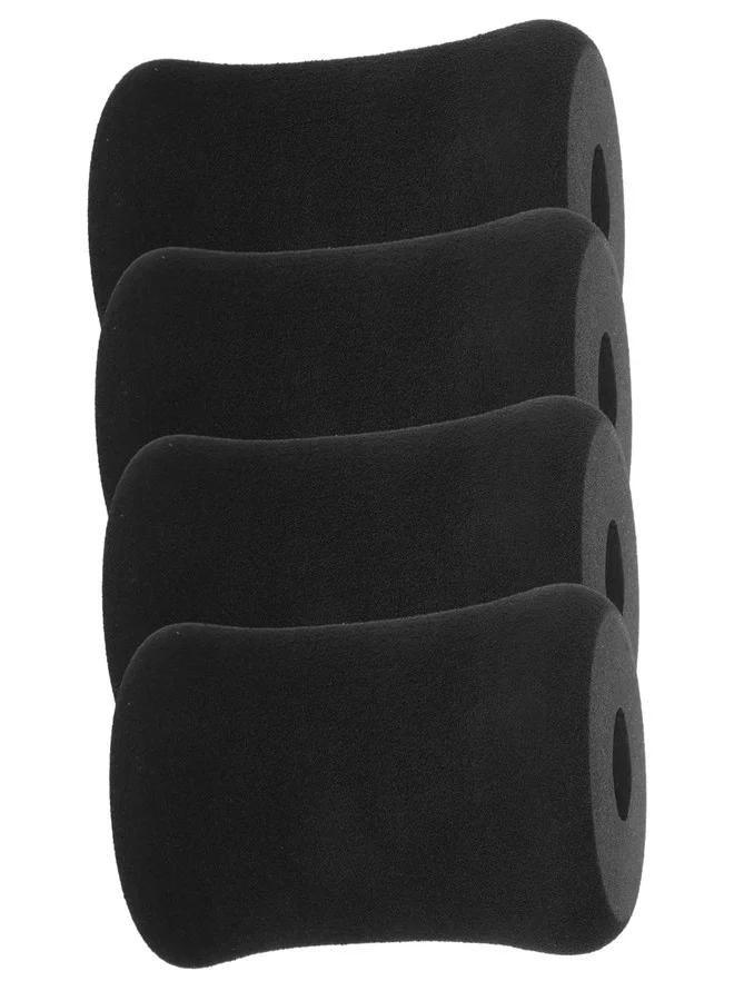 KICHOUSE Foam Roller Sleeves for Gym Exercise Equipment Replacement Foot Pads (4-Pack, 13.5 x 7.5 x 7.5 cm) u8gw4