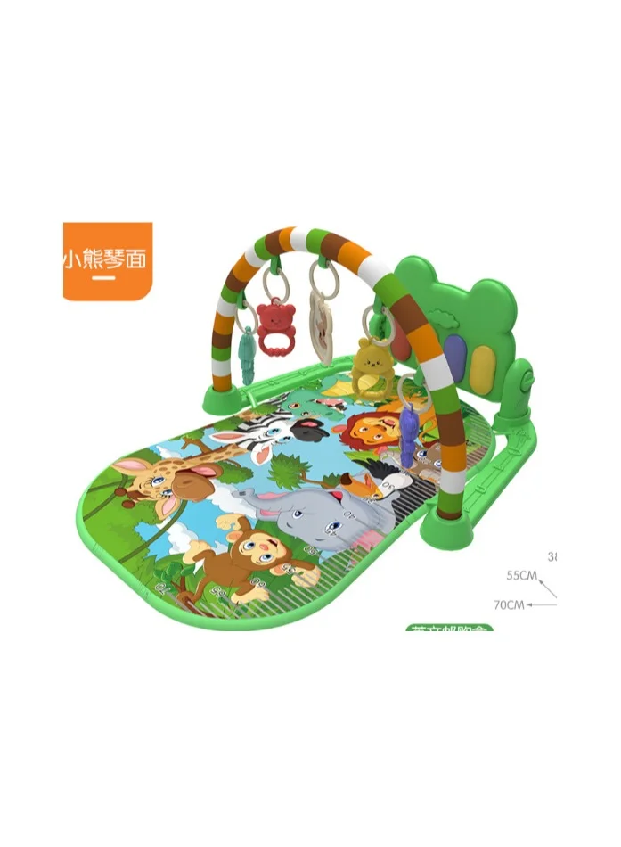 Healife Tummy Time Play Mat with Music and Lights for Infants and Newborns (Soft Educational Fitness Gym, 80 cm x 60 cm) 8qpv1