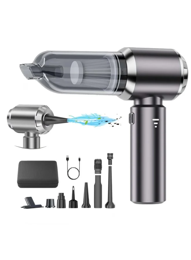 SUITU 4-in-1 Cordless Car Vacuum Cleaner 16000PA High Power Handheld Dust Collector & Air Blower (Black, 1 Unit) 8t92q
