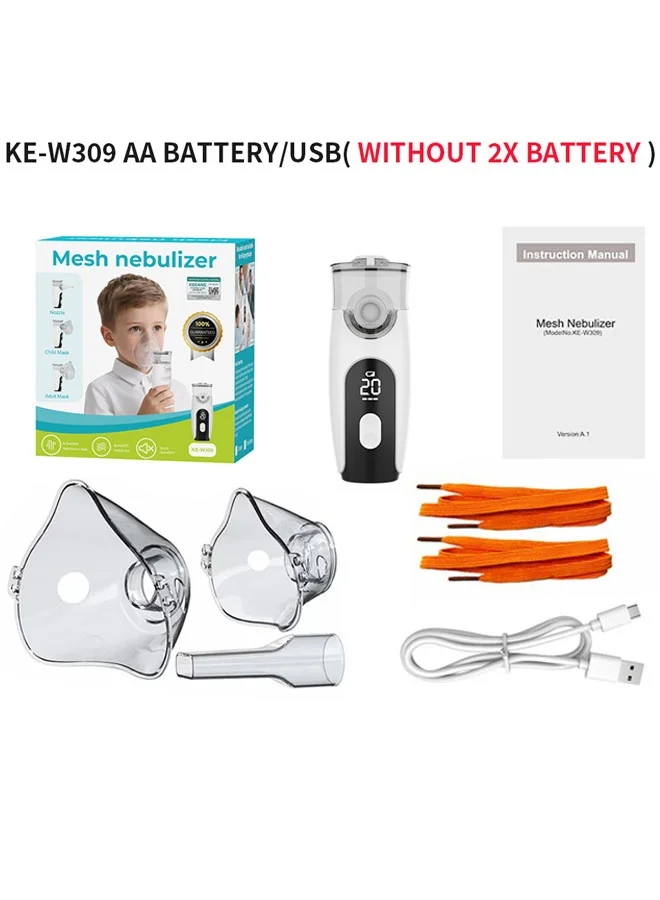 Super ZYouth Portable Mesh Nebulizer Machine, Handheld Ultrasonic Vaporizer for Kids and Adults (USB Rechargeable, 10 mL) 71b8o