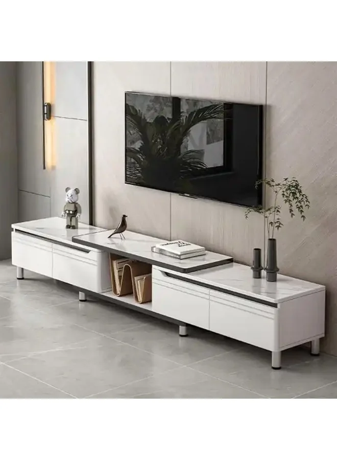 NKX Modern TV Cabinet Entertainment Unit (Premium Wood Finish, 160 cm) shszk