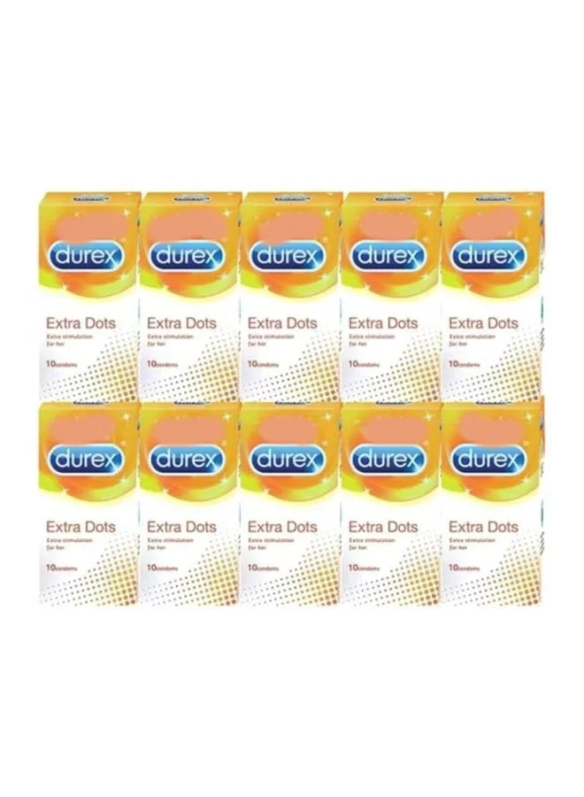 Premium Textured Dotted Condoms for Enhanced Sensitivity (100-Piece Pack) d60ho