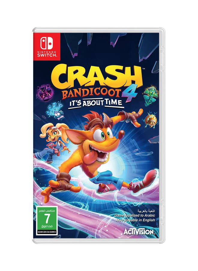 Activision Crash Bandicoot 4 Its About Time Video Game for Nintendo Switch (Standard Edition) kzyfe