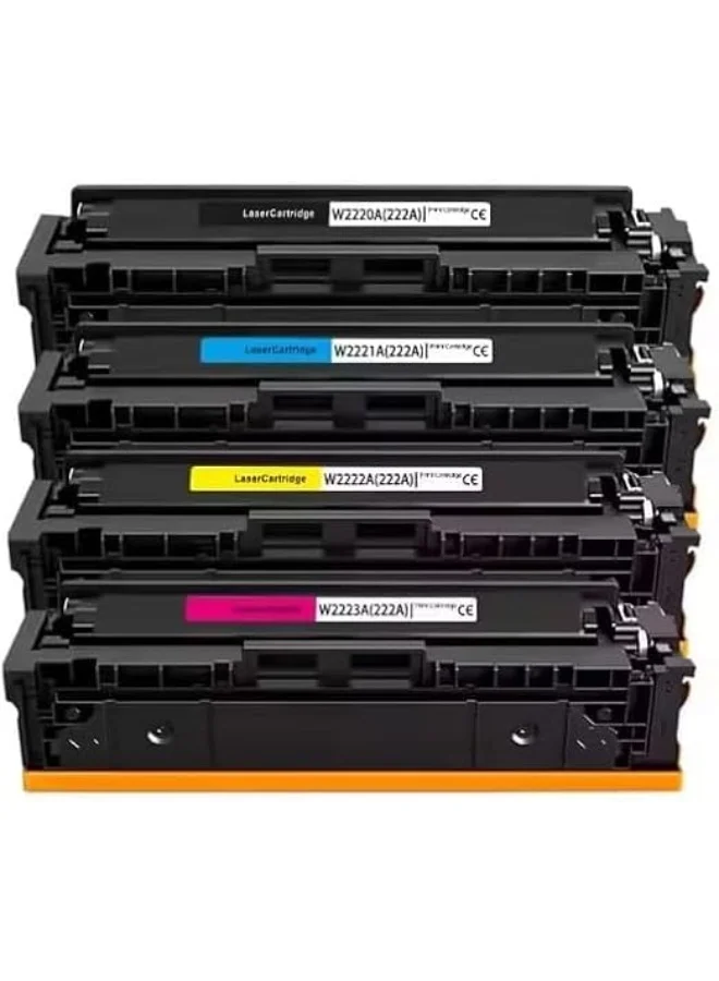 Terabyte 222A Toner Cartridge Set Premium Replacement for Laser Printers (Black, Cyan, Yellow, Magenta, 4-Pack) rojpt