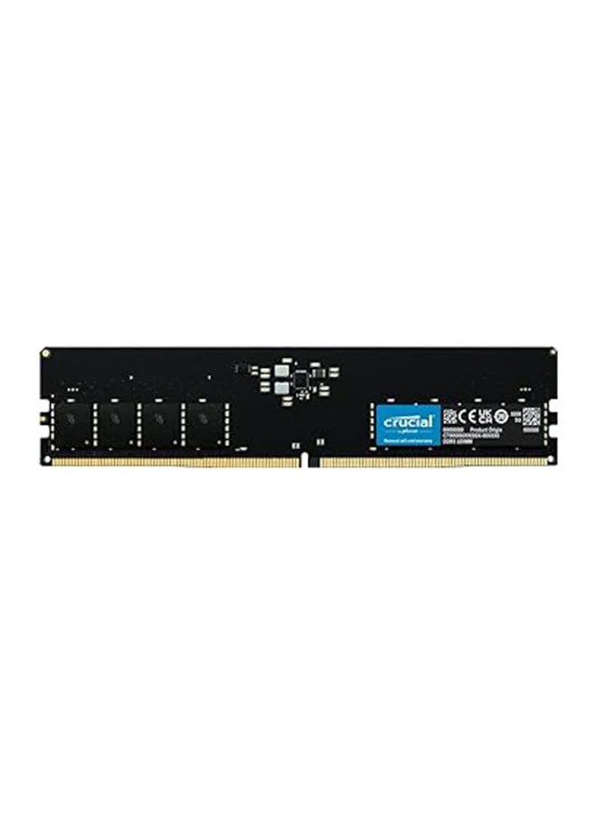 Premium DDR5 16GB 4800MHz CL40 UDIMM Desktop Memory Module (Black, 16 GB) plkfn