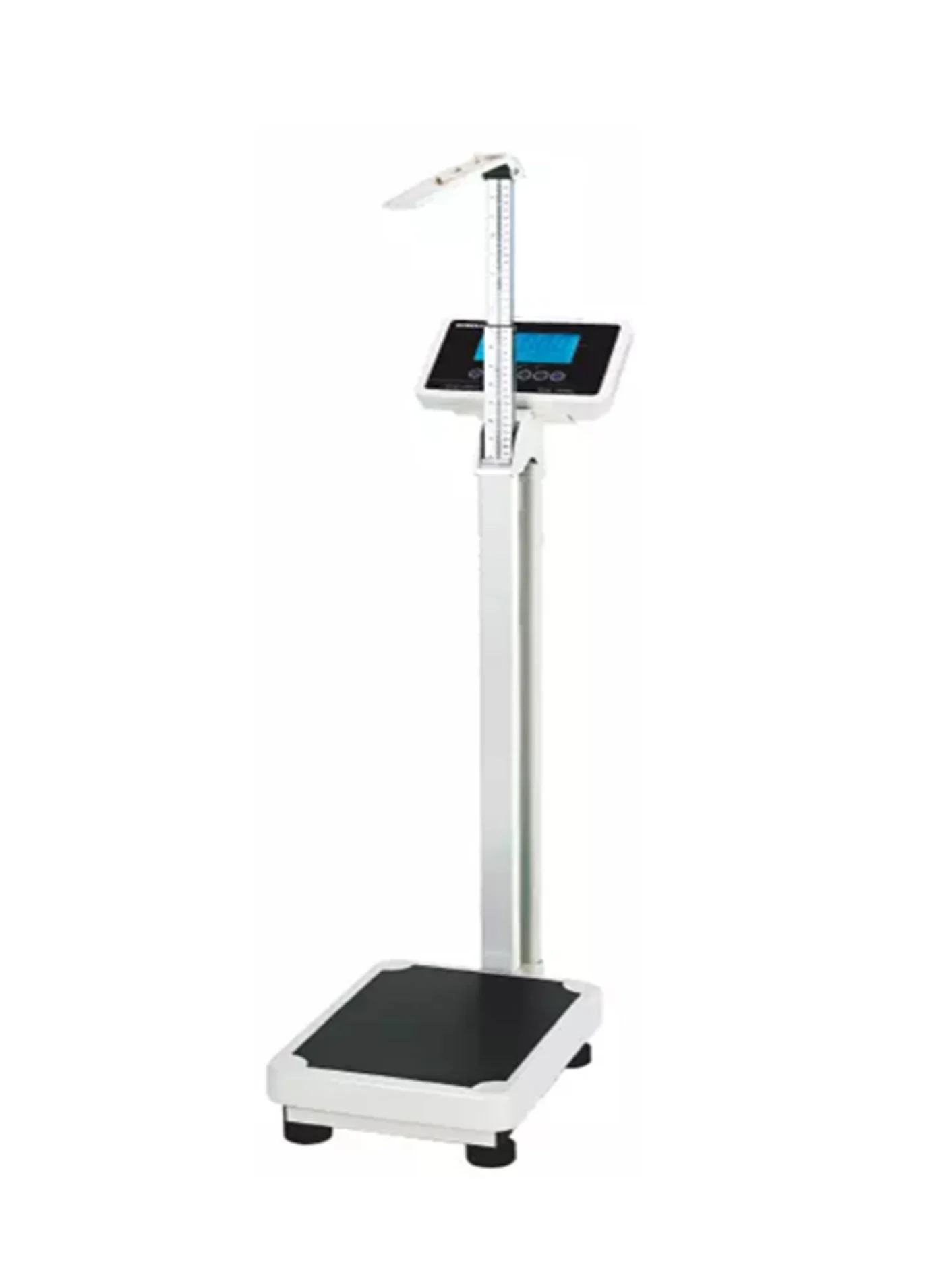 KinLee Digital Platform Scale with Height Rod and BMI LCD Display (Professional Premium, 200 kg) l5gjv
