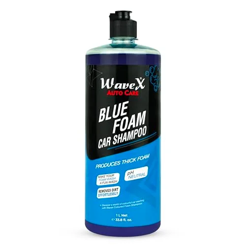 WaveX Car Wash Shampoo Premium High-Foam Cleaning Solution (Pink, 1L) i4wq7