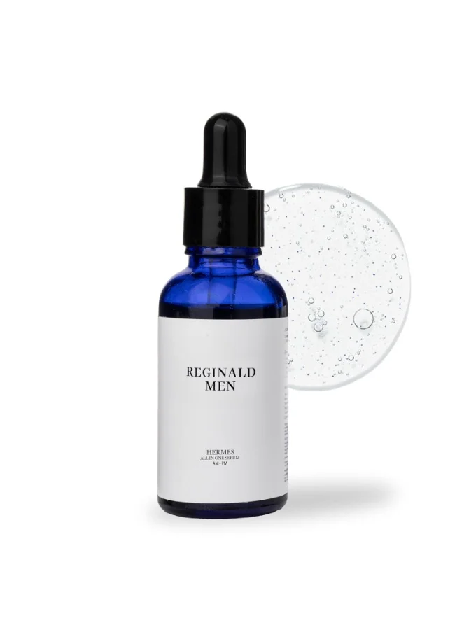 Reginald Men Luxury All-in-One Face and Beard Serum Premium Hydrating Grooming Care (Clear, 30 mL) y0090