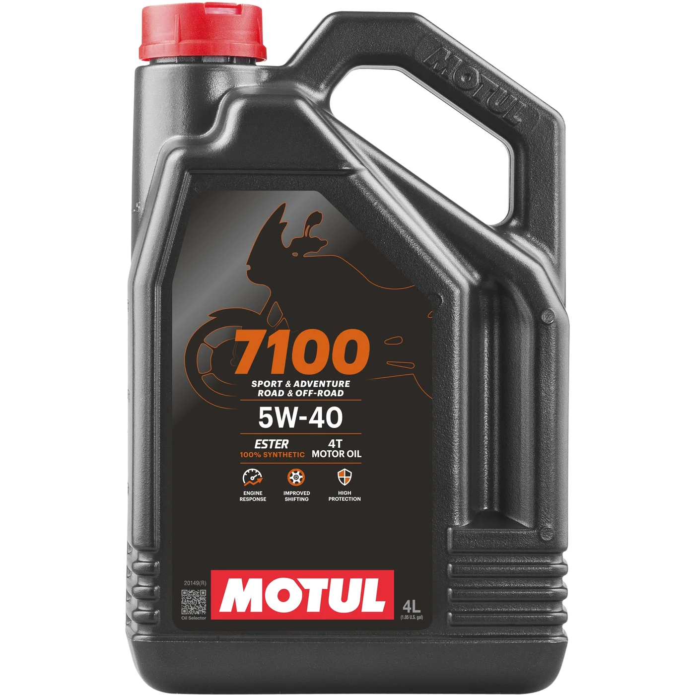 Premium 4T 5W40 Full Synthetic Engine Oil High-Performance Lubricant (4 Liters) qjg5e
