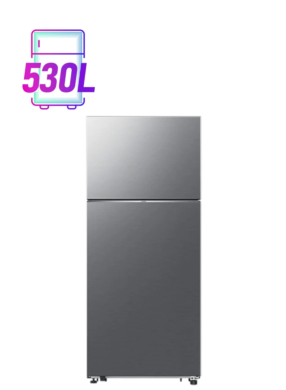 Premium Top Mount Refrigerator with Smart AI Energy Efficiency (Silver, 530 L) 2bg0u