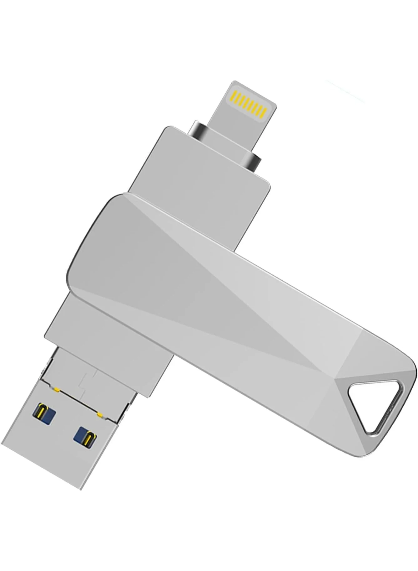 INSIJAM Dual Drive 3-in-1 USB Flash Drive Type-C Thumb Drive for Smartphones Laptops and Tablets (1TB) gcrcp
