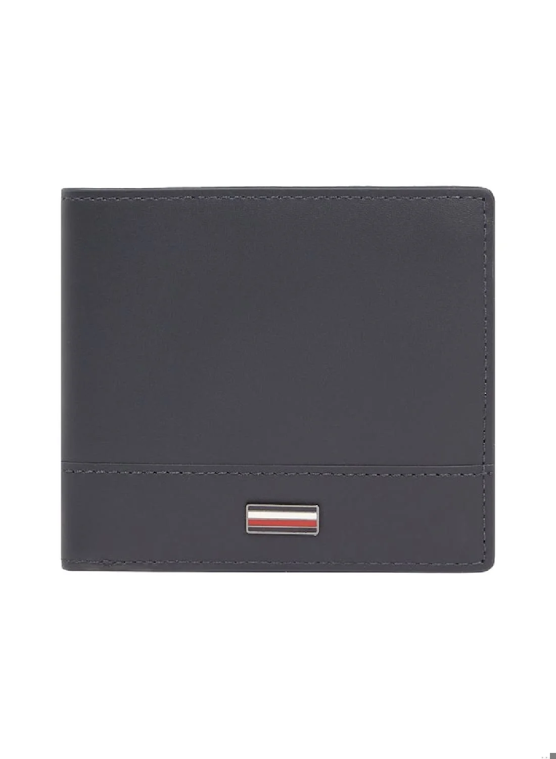 Premium Leather Bifold Wallet for Men Corporate Style Slim Design (Blue) jzubp