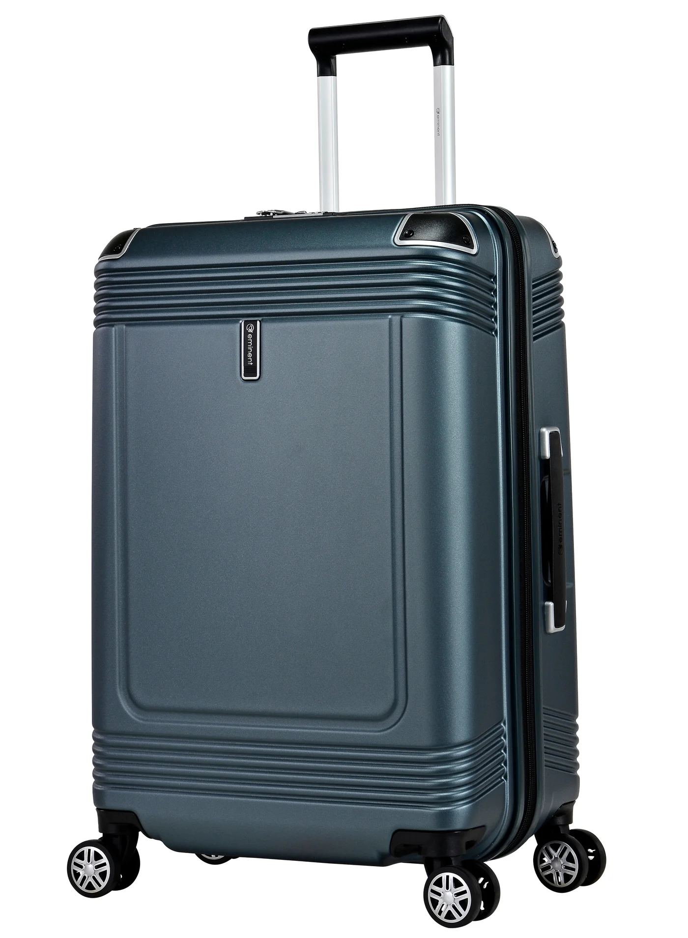 Eminent Hard Case Travel Luggage Trolley Lightweight Polycarbonate Suitcase with TSA Lock and 360-Degree Spinner Wheels (Graphite, Medium) d83m6