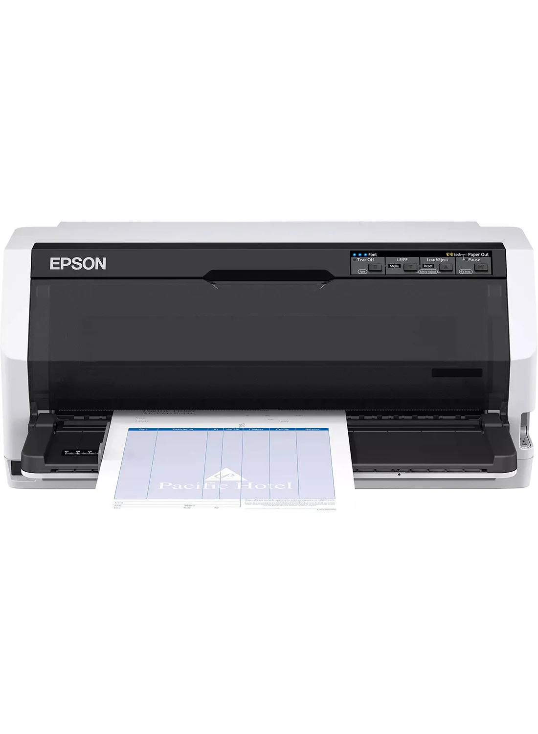 Professional 24-Pin Dot Matrix Printer High-Speed Document Printing (Grey, 480 x 301 x 211 mm) hdvet