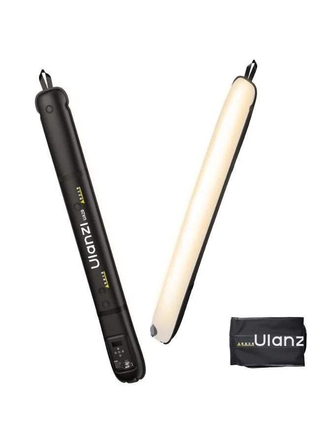 Portable Bi-Color Inflatable LED Light Stick 20W Photography Lighting with Magnetic Mount (2700K-6500K, CRI 95+) 4pstb