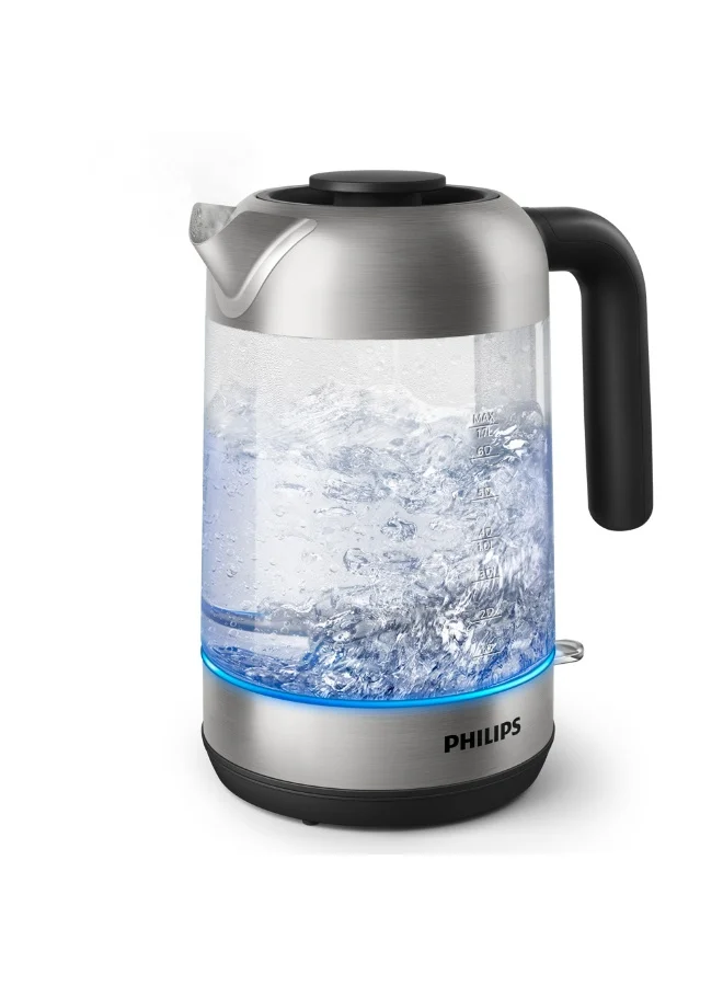 Professional Electric Kettle Glass Cordless Water Boiler (Clear, 1.7 L) c868n