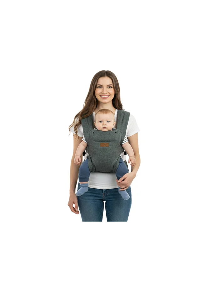 Neobreez 2-in-1 Convertible Baby Carrier Ergonomic Wrap with Head Support and Privacy Hood (3 kg to 12 kg) goj60
