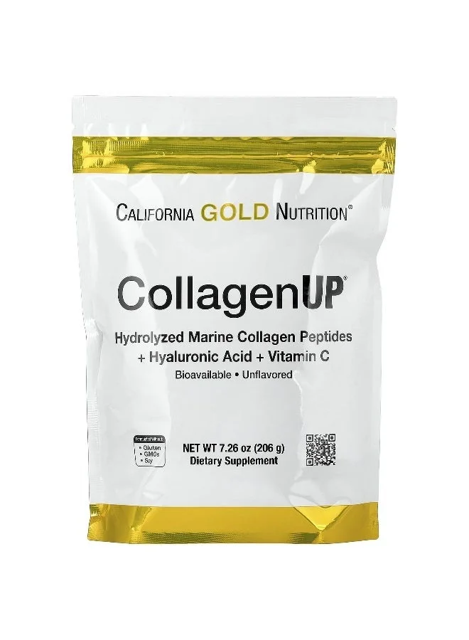 California Gold Nutrition Marine Sourced Collagen Peptides Powder (Premium Hydrolyzed Formula, 206g) ipore